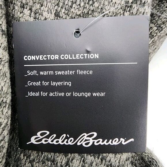 Eddie Bauer MR Convector 2.0 Mens Size‎ XL Fleece Snap Mock Neck Pullover Gray - Picture 6 of 10